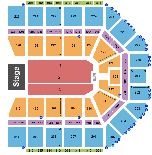 Van Andel Arena Bert Kreischer Seating Chart